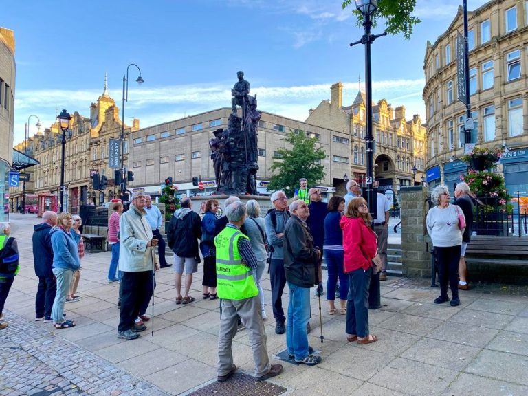 Huddersfield Civic Society members explore Halifax
