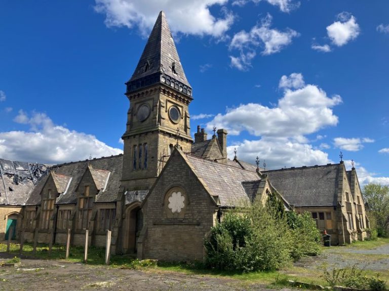 Former Oakes Junior School now one of the most endangered buildings in the UK